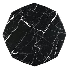 Dara Coffee Table - Glass Top & Black