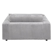 Chaise longue tapizada Hilde de 137 cm de largo con 2 almohadas