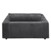 Chaise longue tapizada Hilde de 137 cm de largo con 2 almohadas