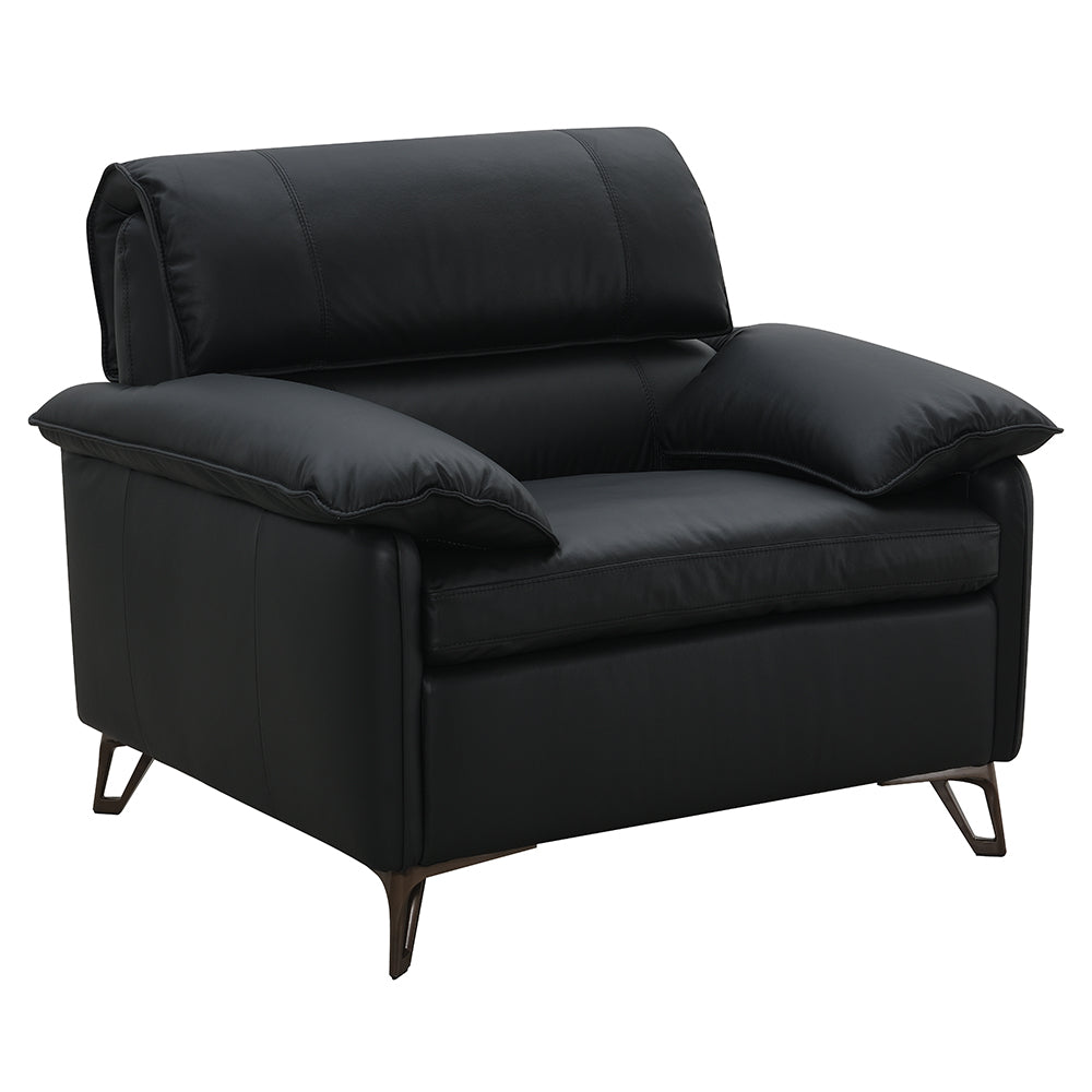 Silla tapizada Eilene de 43" de largo