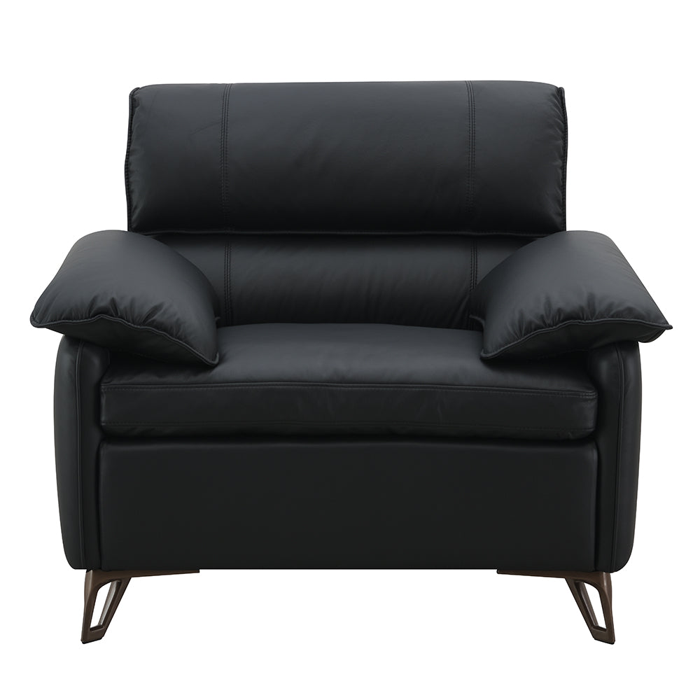 Silla tapizada Eilene de 43" de largo