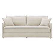 Sofá cama Elisea de 81" de largo con reposabrazos