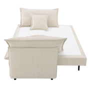 Sofá cama Elisea de 81" de largo con reposabrazos