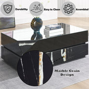 Mesa de centro rectangular Drisana de 120 cm de largo