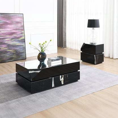 Mesa auxiliar rectangular Drisana de 24" de largo