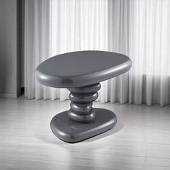 Charlene End Table - Gray High Gloss (22"W x 16"D x 15"H)