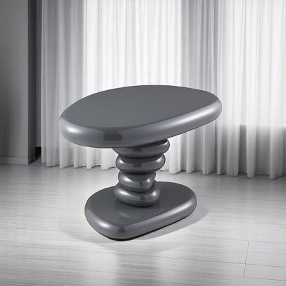 Charlene End Table - Gray High Gloss (22"W x 16"D x 15"H)
