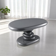 Charlene End Table - Gray High Gloss (30"W x 21"D x 15"H)