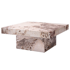 Mesa de centro cuadrada Fultan de 91 cm de largo