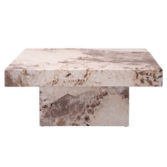 Mesa de centro cuadrada Fultan de 91 cm de largo