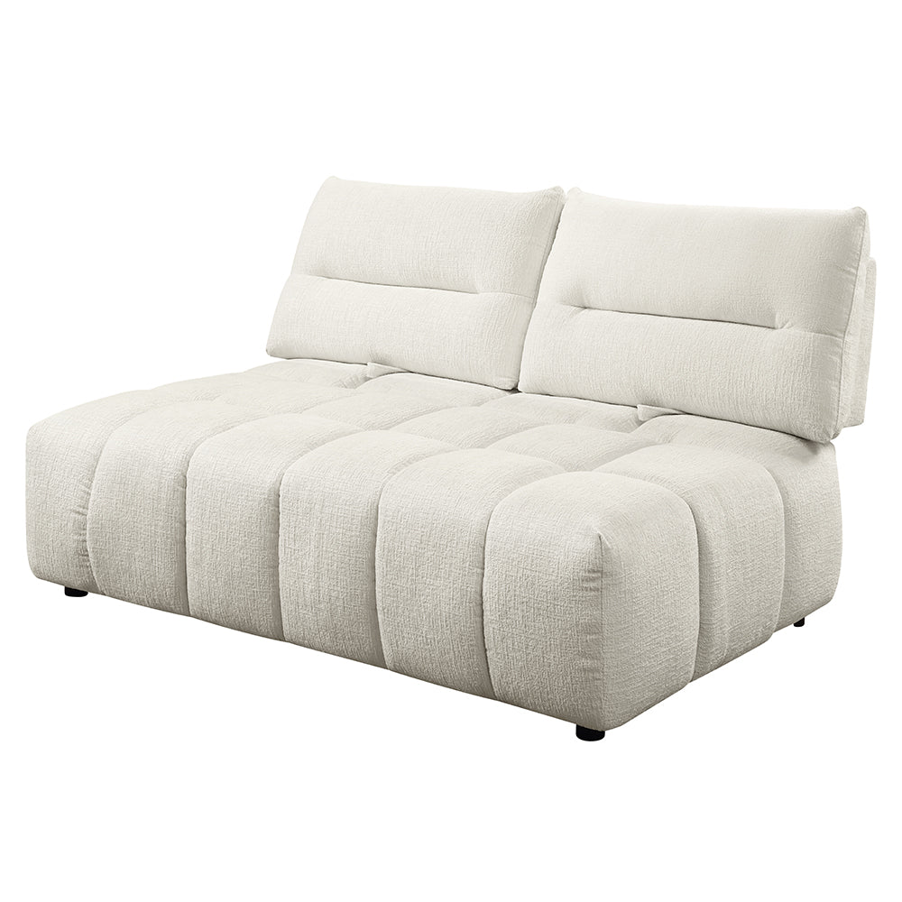 Sofá de dos plazas modular tapizado Loanna de 169 cm de largo