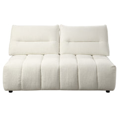 Sofá de dos plazas modular tapizado Loanna de 169 cm de largo