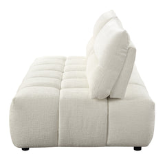 Sofá de dos plazas modular tapizado Loanna de 169 cm de largo