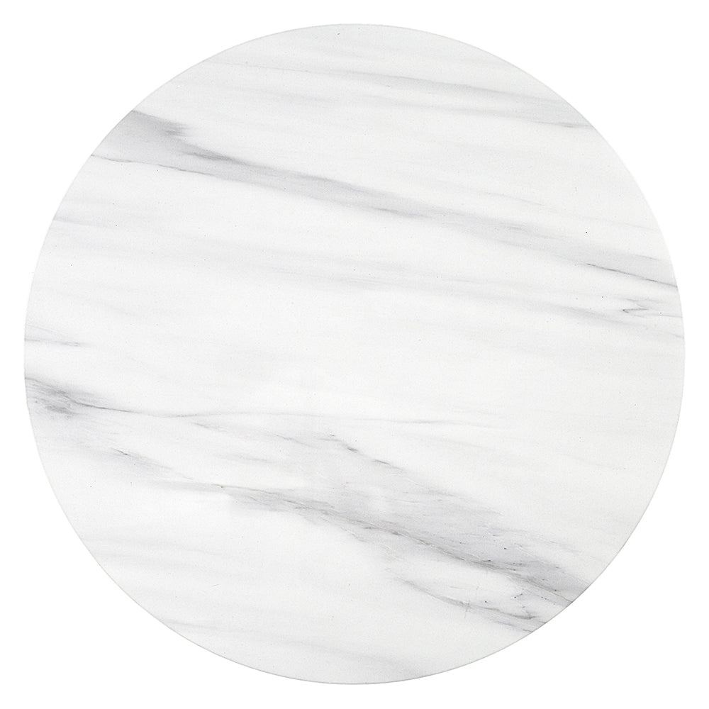 Mesa auxiliar redonda Zaid de 22" de diámetro