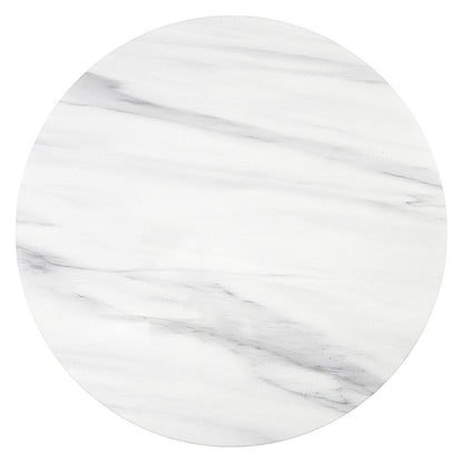 Mesa auxiliar redonda Zaid de 22" de diámetro