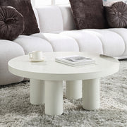 Mesa de centro redonda Sanat de 35" de diámetro