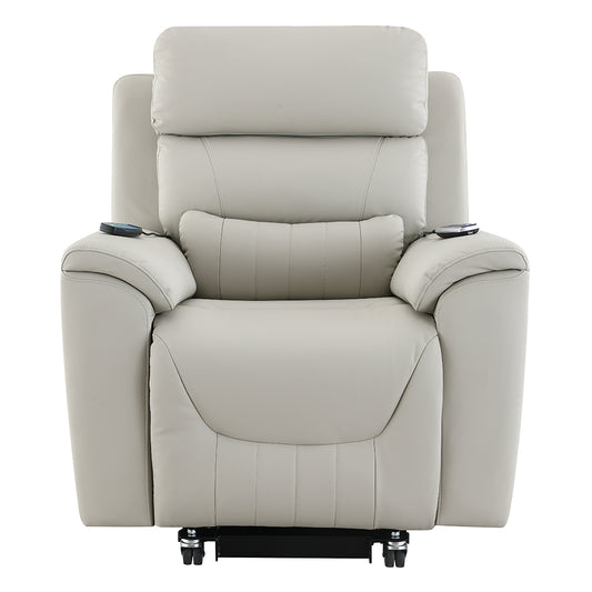 Marsha 40"L Upholstered Power Recliner with Lift & Massage