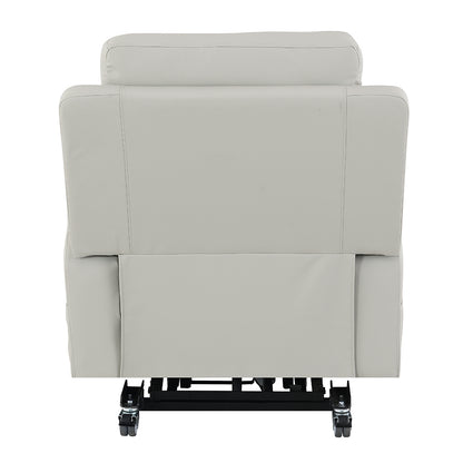 Sillón reclinable eléctrico tapizado Marsha de 40" con elevación y masaje