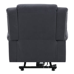 Domana 41"L Upholstered Power Recliner with Lift & Heating & Massage