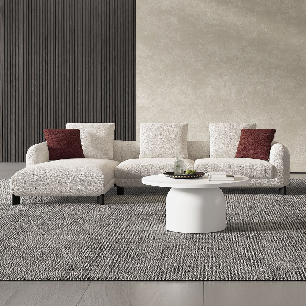Mardi Sectional Sofa w/6 Pillows
