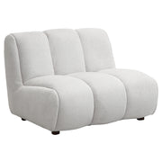 Silla tapizada Manila de 41" de largo con cojines