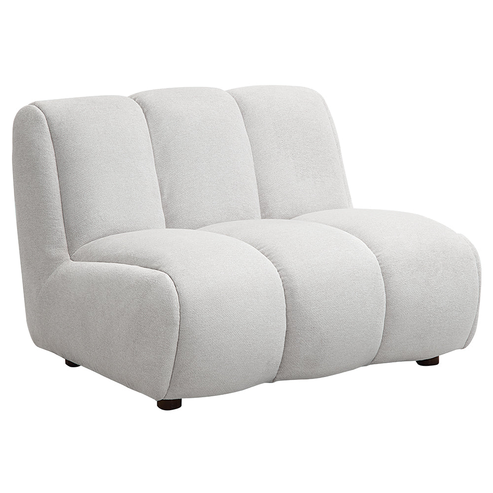 Silla tapizada Manila de 41" de largo con cojines