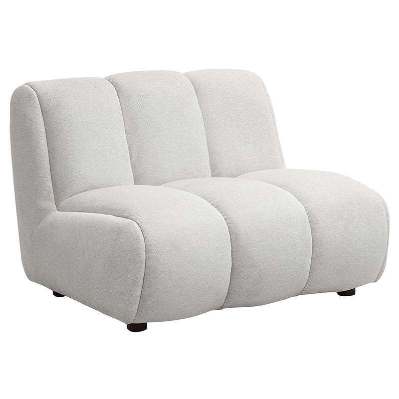 Silla tapizada Manila de 41" de largo con cojines