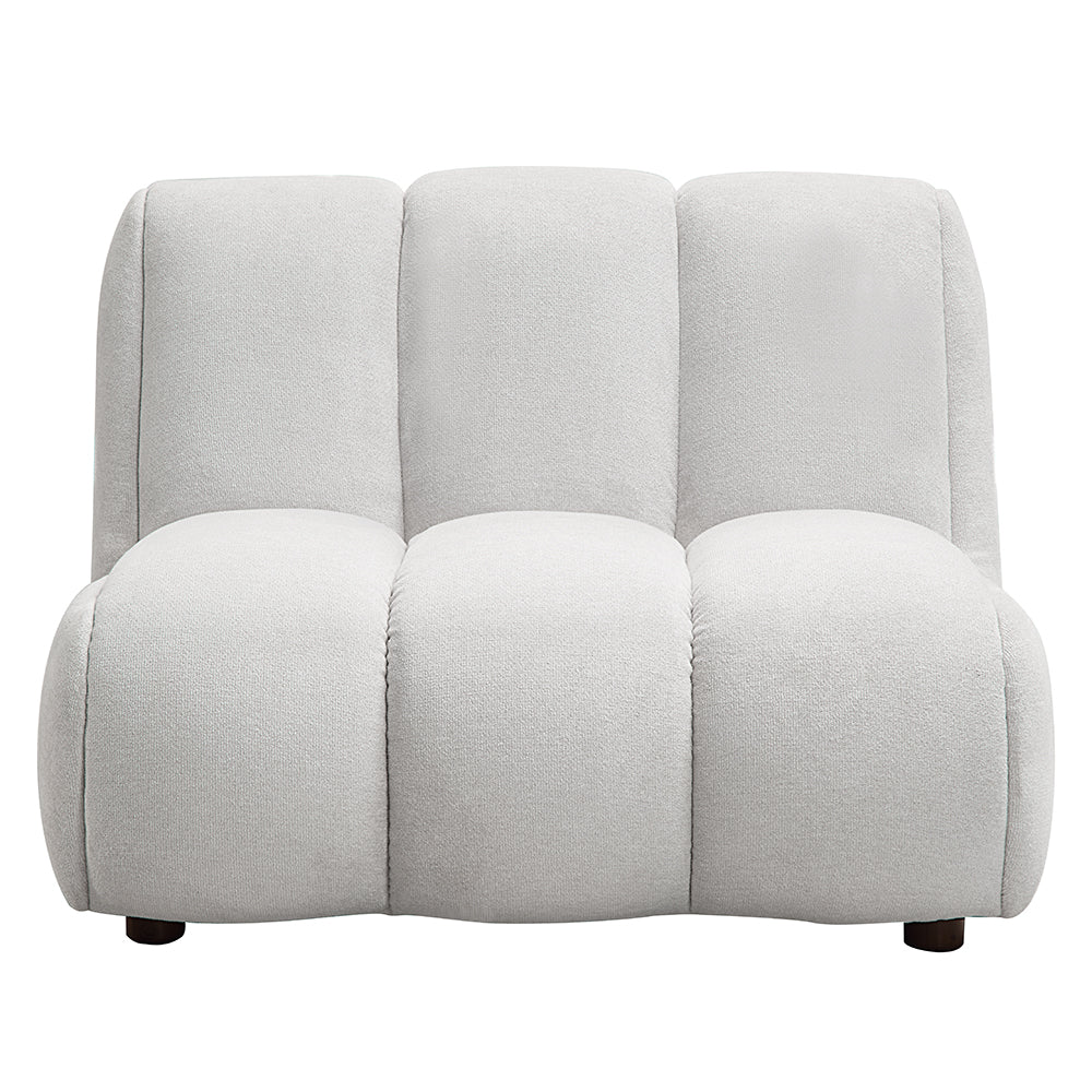 Silla tapizada Manila de 41" de largo con cojines