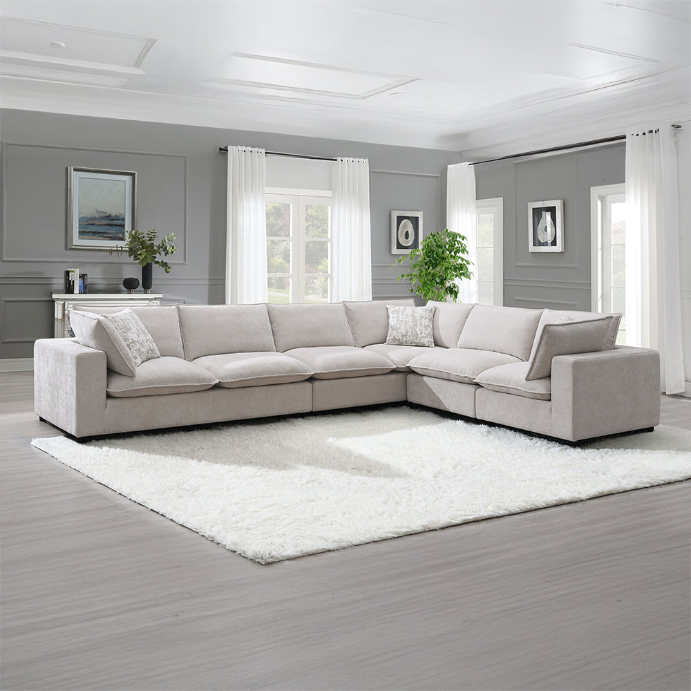 Marisa Modular Right Facing Loveseat w/2 Pillows
