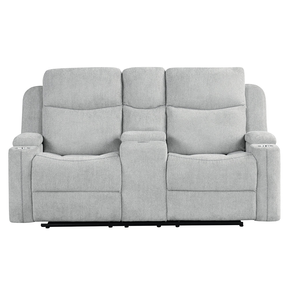 Galya Motion Loveseat w/Console