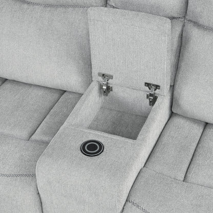 Galya Motion Loveseat w/Console