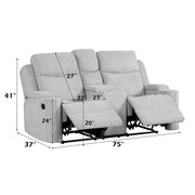 Galya Motion Loveseat w/Console