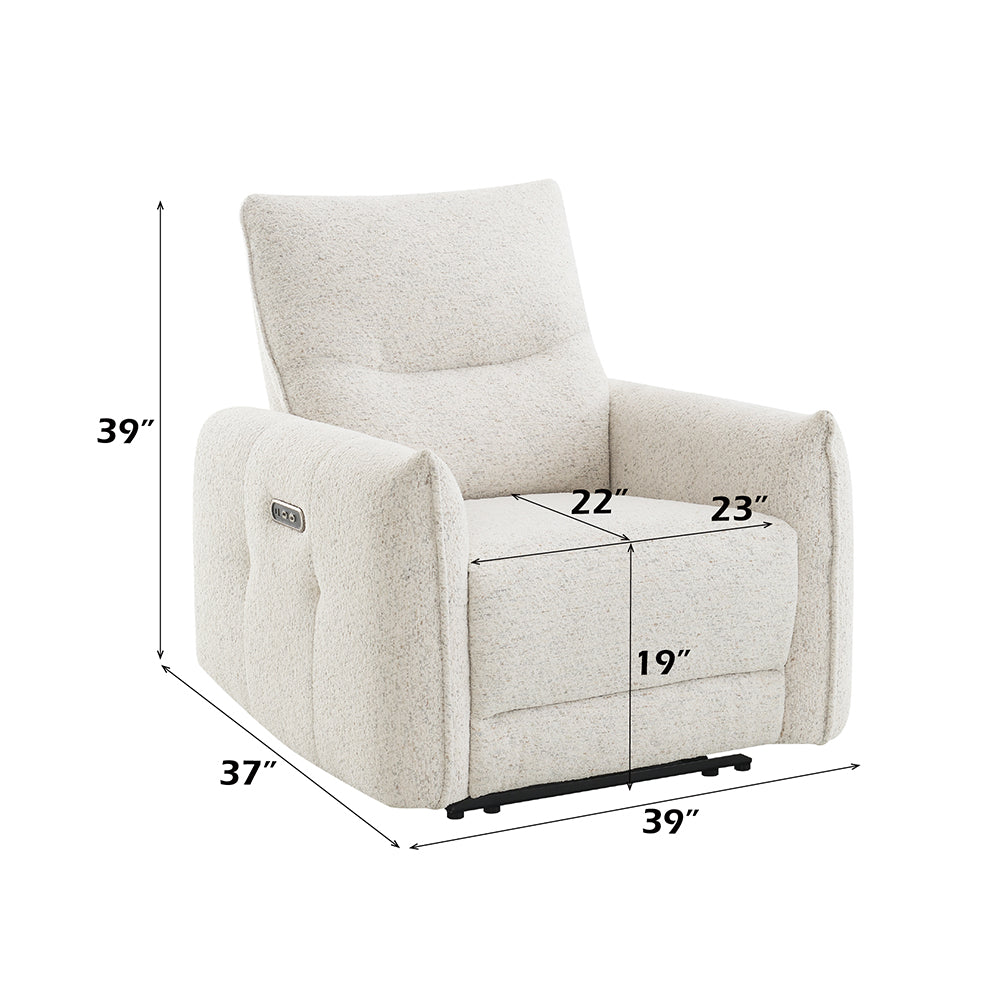 Lalisa Power Motion Recliner w/USB Port