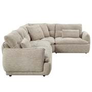 Jonina Sectional Sofa w/4 Pillows