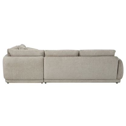 Jonina Sectional Sofa w/4 Pillows