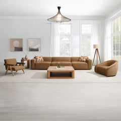 Zoey Home Ottoman in Chocolate