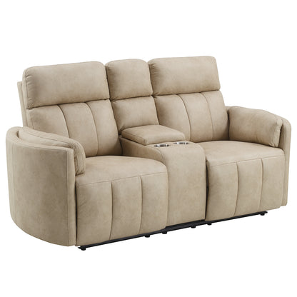 Elison Motion Loveseat w/Console