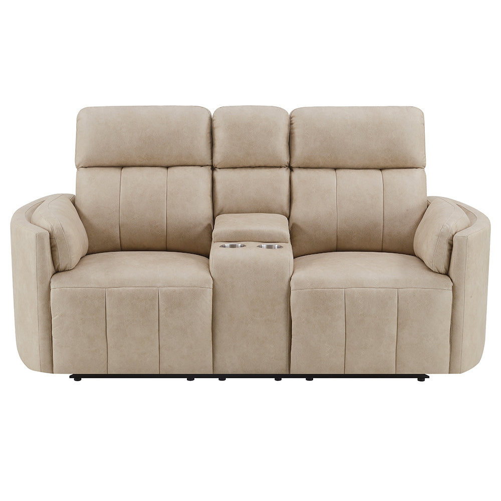 Elison Motion Loveseat w/Console