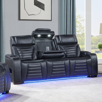 Ephron Power Motion 2PC Reclining Set with LED Lighting