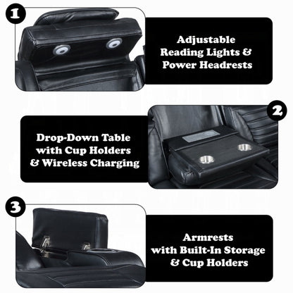 Ephron Power Motion 2PC Reclining Set with LED Lighting