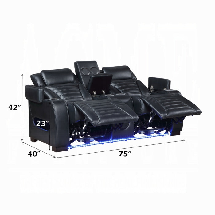 Ephron Power Motion 2PC Reclining Set with LED Lighting
