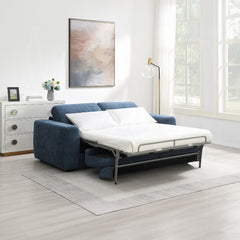 Chesney Sofa w/Sleeper - Dark Blue Chenille
