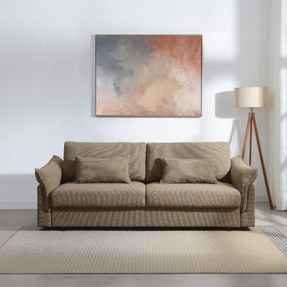 Turpin Sofa w/Sleeper, 2 Pillows & Storage