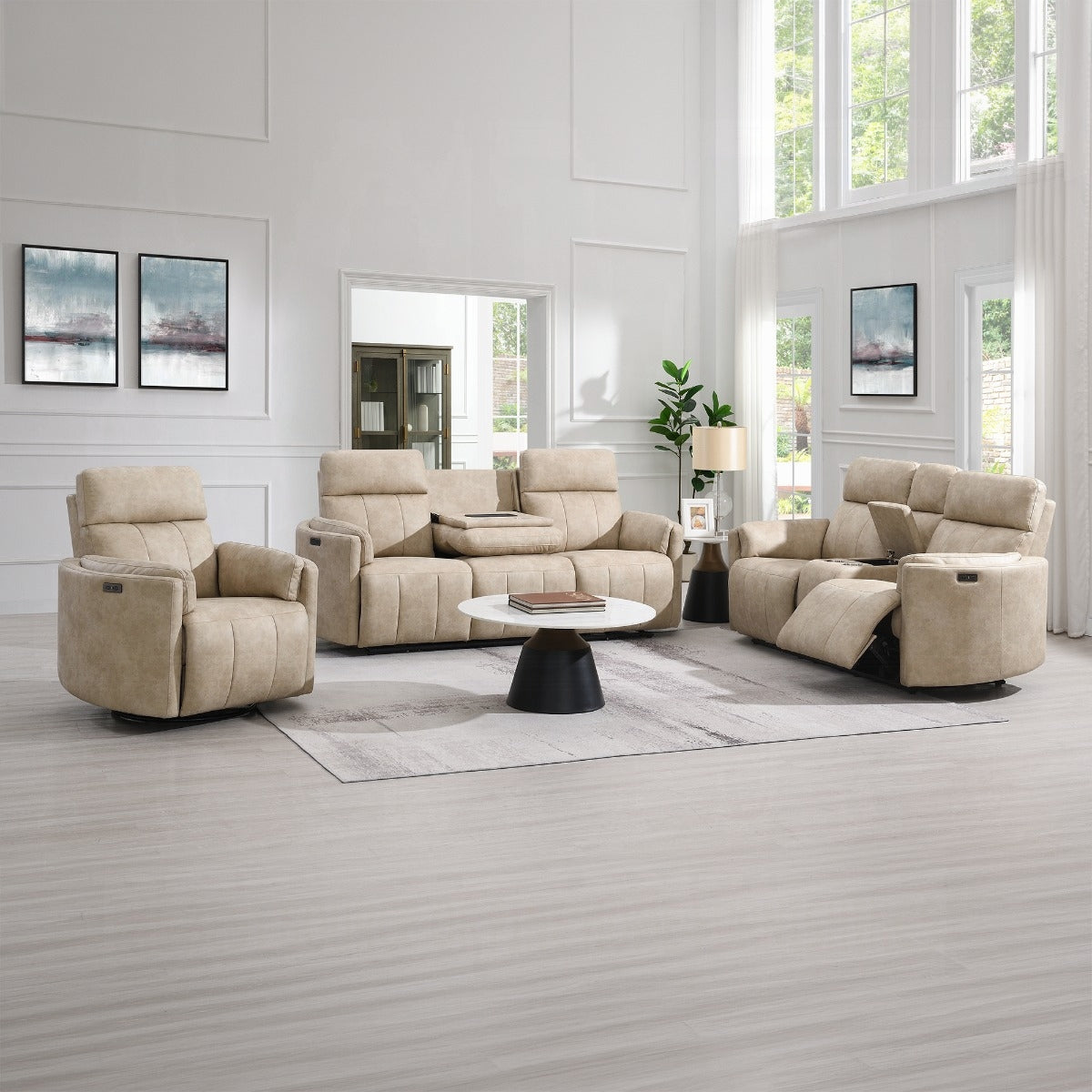 Elison Power Motion Glider Recliner w/Swivel