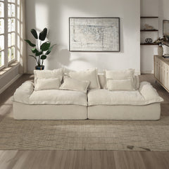 Jesse Oversized Sofa w/6 Pillows