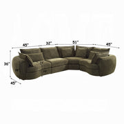 Leighton Modular - Wedge w/4 Pillows