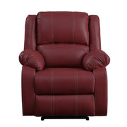 Sillón reclinable mecedor Zuriel tapizado con movimiento de 37" de ancho