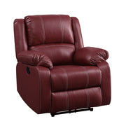 Sillón reclinable mecedor Zuriel tapizado con movimiento de 37" de ancho