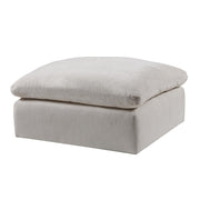 Naveen 37"W Linen Modular - Ottoman