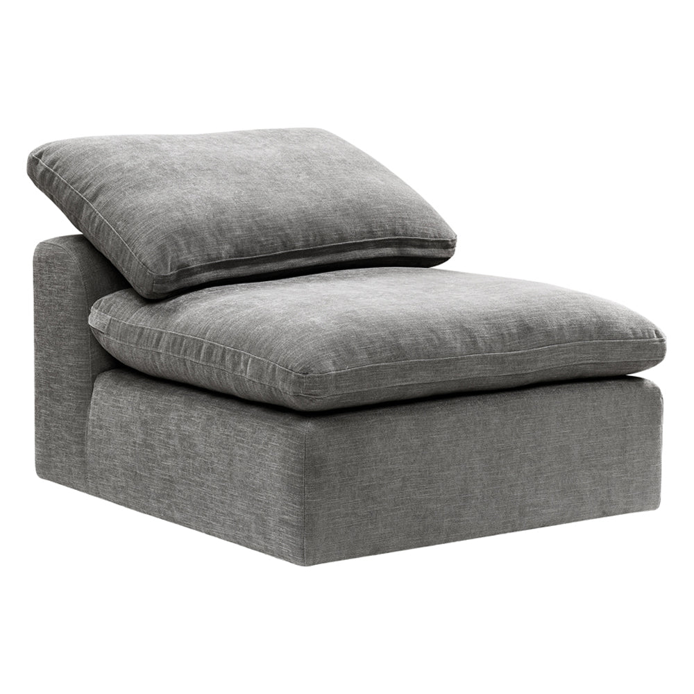 Naveen Modular - Armless Chair - Gray Linen